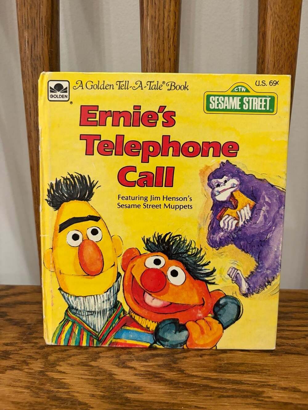 Ernies Telephone Call Sesame Street A Golden Tell-A-Tale Book
